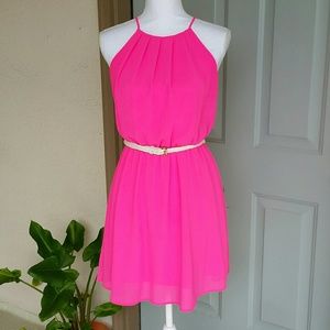Beautiful Neon Pink Varga Dress